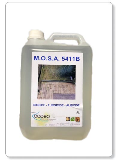 MOSA - produit anti-mousse, dépôts verts et des algues - 5lit
