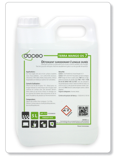 [PJSOL07-01D] MANGO DS 7 - détergent puissant & polyvalent surodorant - 5l