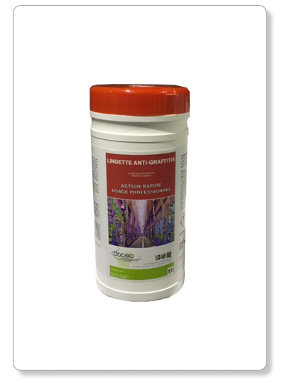 [PSAG-02] DOGRAF - lingettes anti-graffiti, colles, encres... - pot de 80pcs