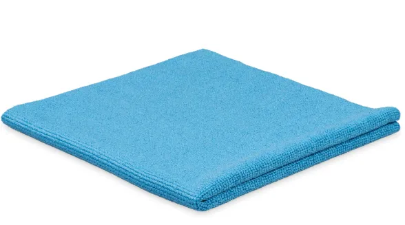 [PSI-15] TRICOT LASER AUTO - microfibre bleu - 40x40cm (5pcs)