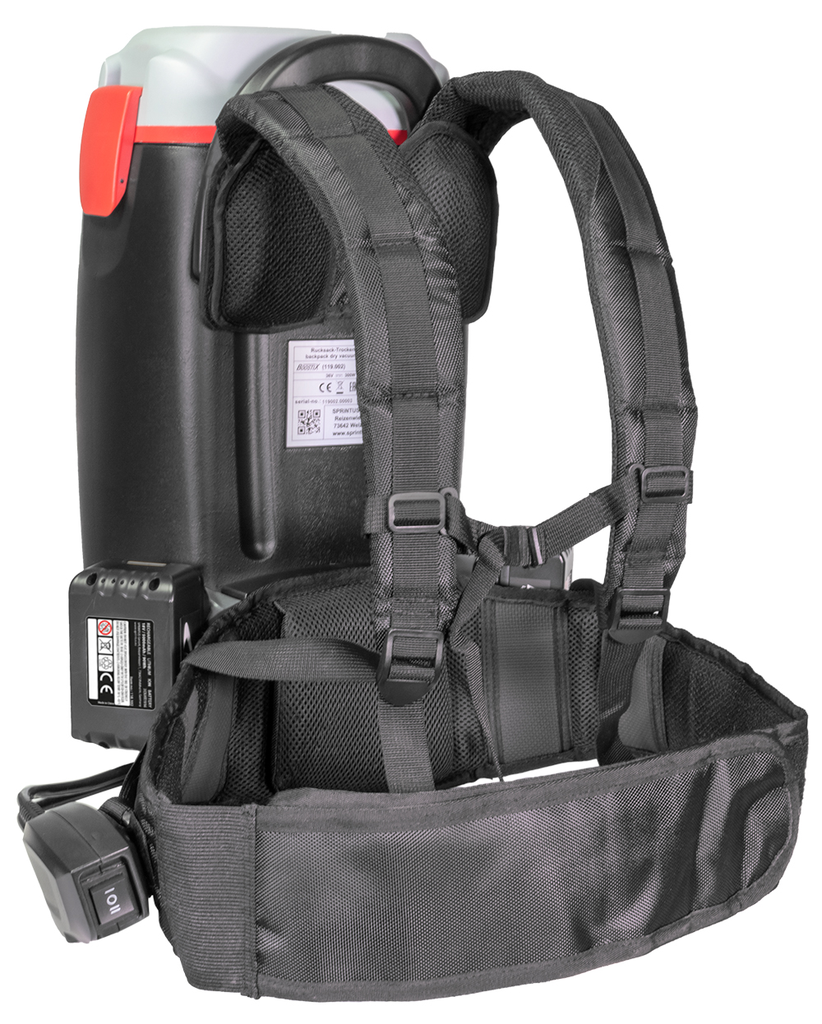 IK B-BACK - aspirateur dorsal ergonomique sur bat - 6lit - 6,6kg